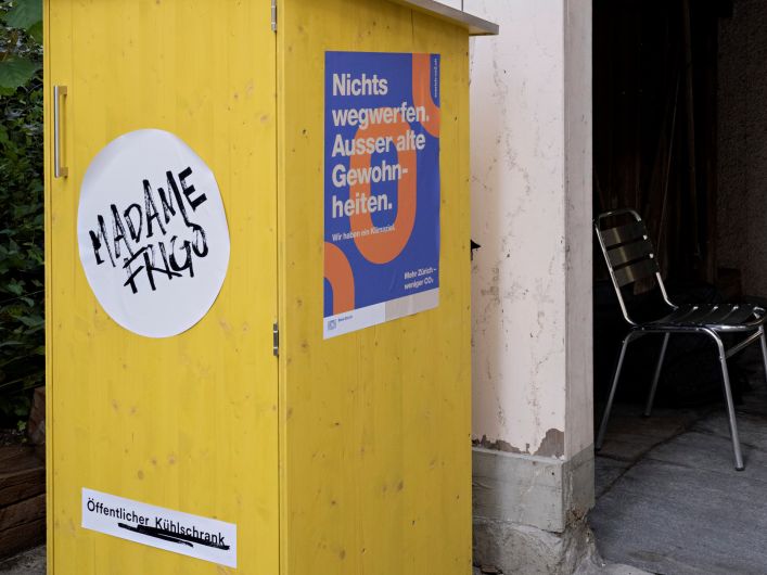 Öffentlicher Kühlschrank von Madame Frigo